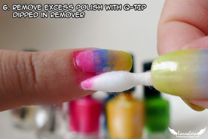Tutorial: Rainbow Sponge Manicure 