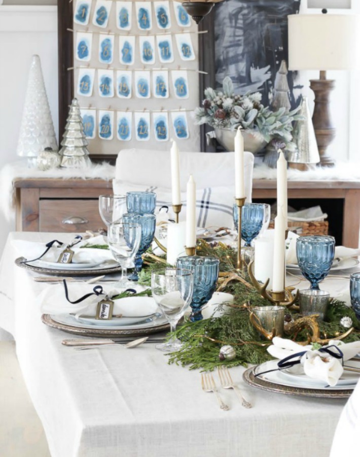 casa rustic-chic decorada para la navidad casa rustic-chic decorada para la navidad