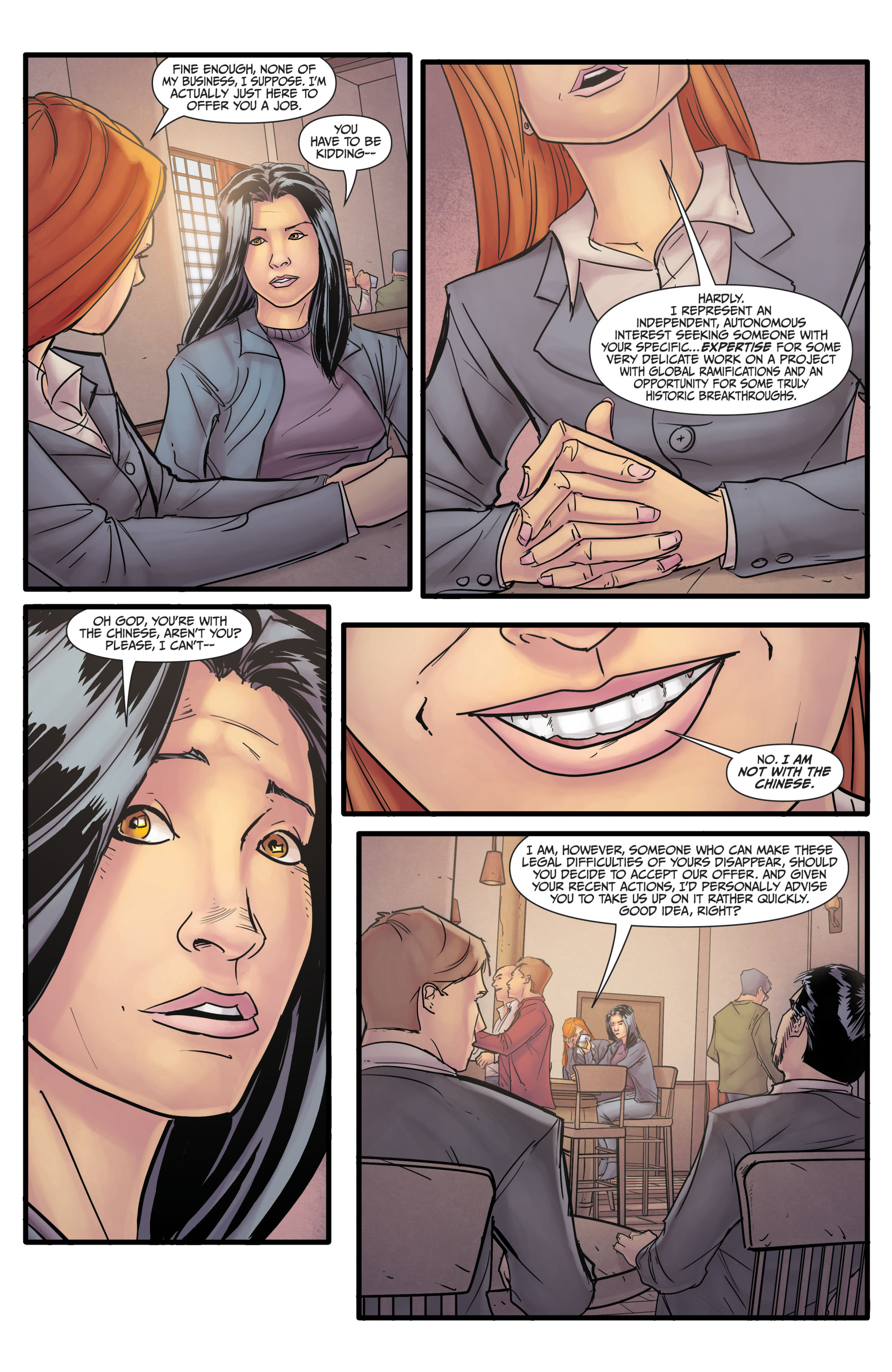 Read online Morning Glories comic -  Issue #6 - 11