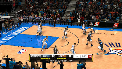 NBA 2K13 Oklahoma City Thunder Court Patch
