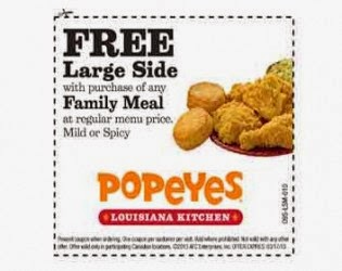 Free Printable Coupons: Popeyes Chicken Coupons