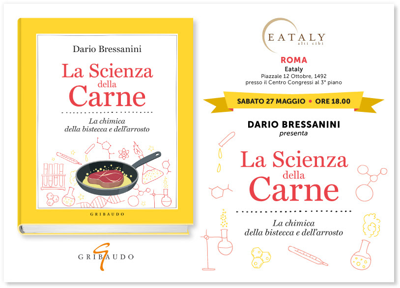 Roma│Dario Bressanini presenta La scienza della carne│sabato