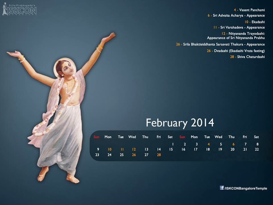 krishna1008: Feb 2014 Vaishnava Calendar krishna1008: Feb 2014 Vaishnava Calendar