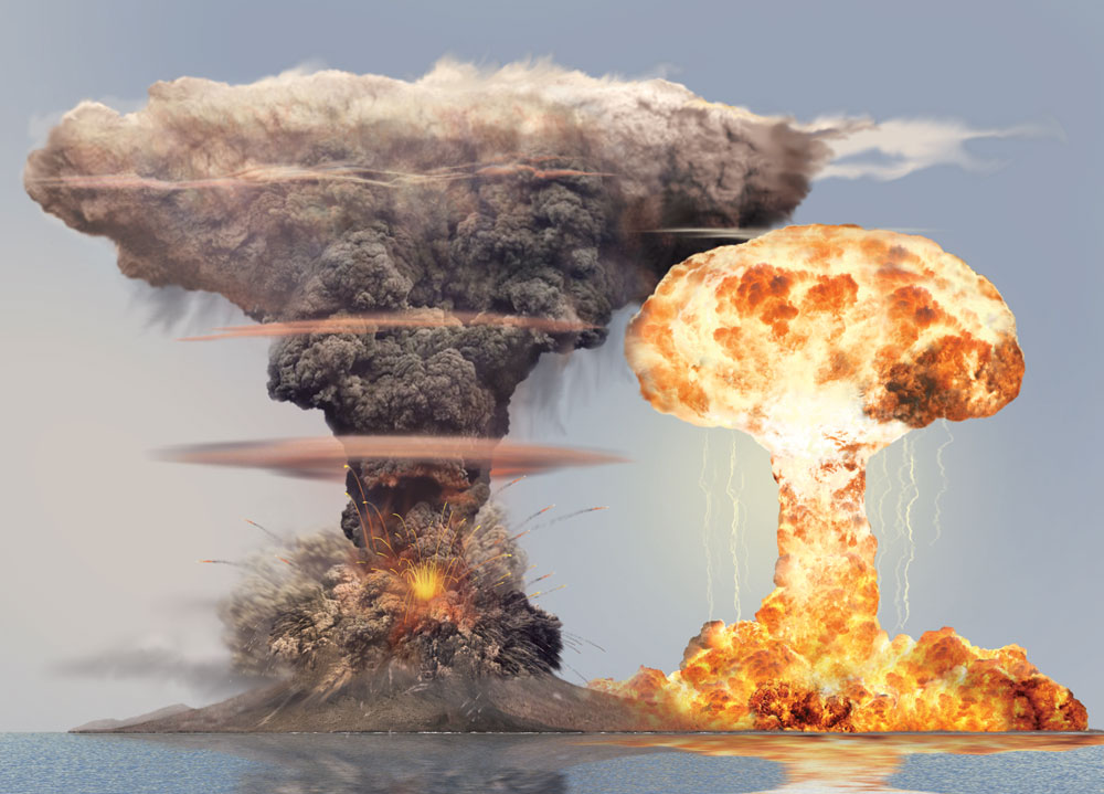 Eclectic Arcania: Graphic of the Day - Krakatoa vs. Tsar Bomba