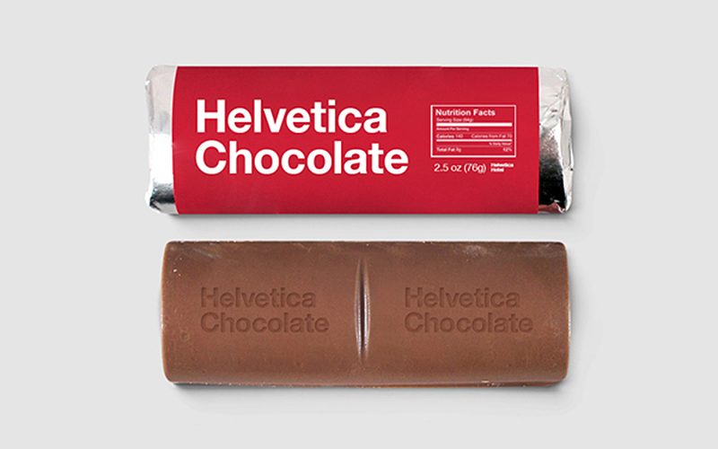 Helvetica Chocolate