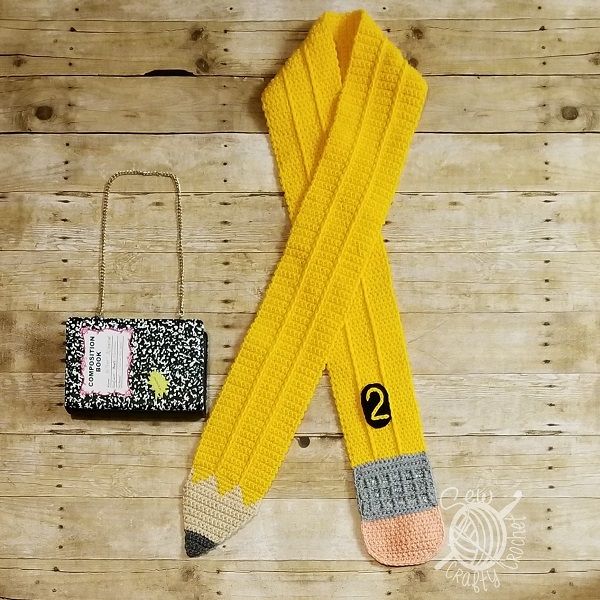 Crochet 2 Pencil Scarf Sew Crafty Crochet