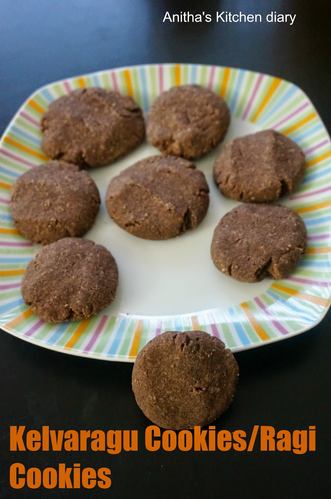 Anitha's Kitchen Diary Kelvaragu Biscuits Ragi Cookies Finger
