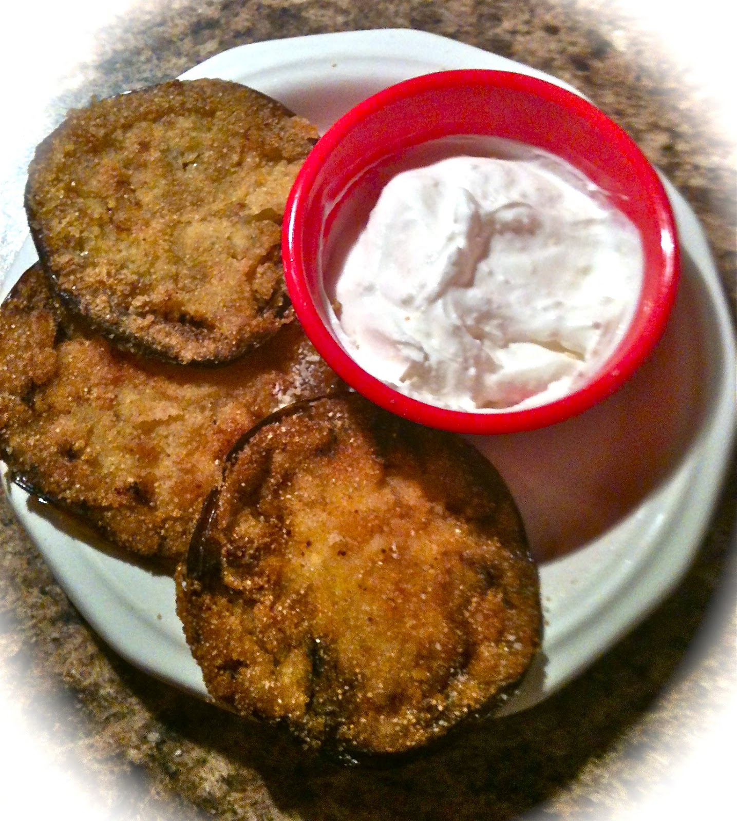 everyday donna Fried Green Tomatoes With Horseradish Sauce Divine!