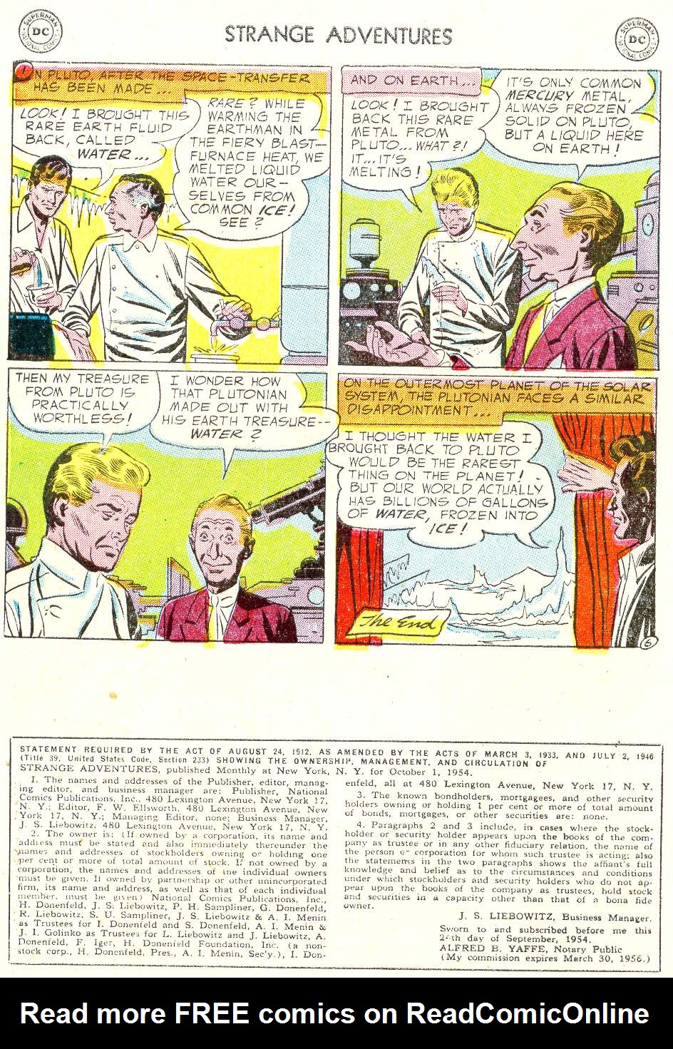 Read online Strange Adventures (1950) comic -  Issue #53 - 8