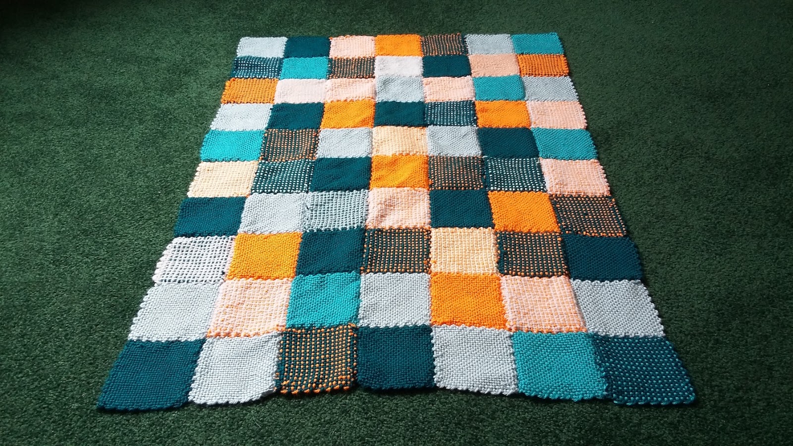 Life is Good ) Baby Afgan and Cross Stitch ready for delivery