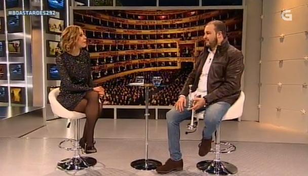 Entrevista ao músico Esteban Batallán en Boas Tardes da TVG.