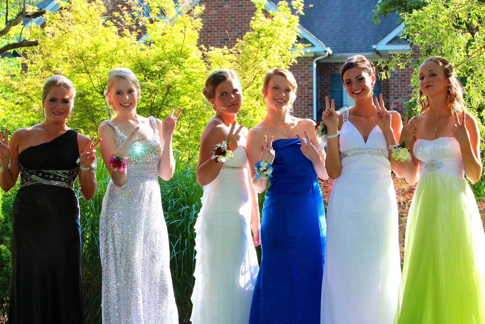 Nine Boys, Nine Girls Hanover Prom Group Photos