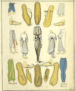 Calzado e indumentaria en el Egipto faraónico