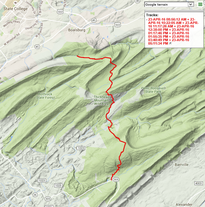 Heart and Sole A Stepping Stone achieved the hike to Penn State Campus