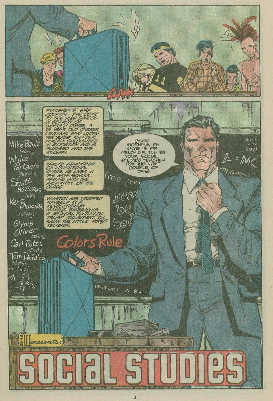 The Punisher (1987) Issue #14 - Social Studies #21 - English 4