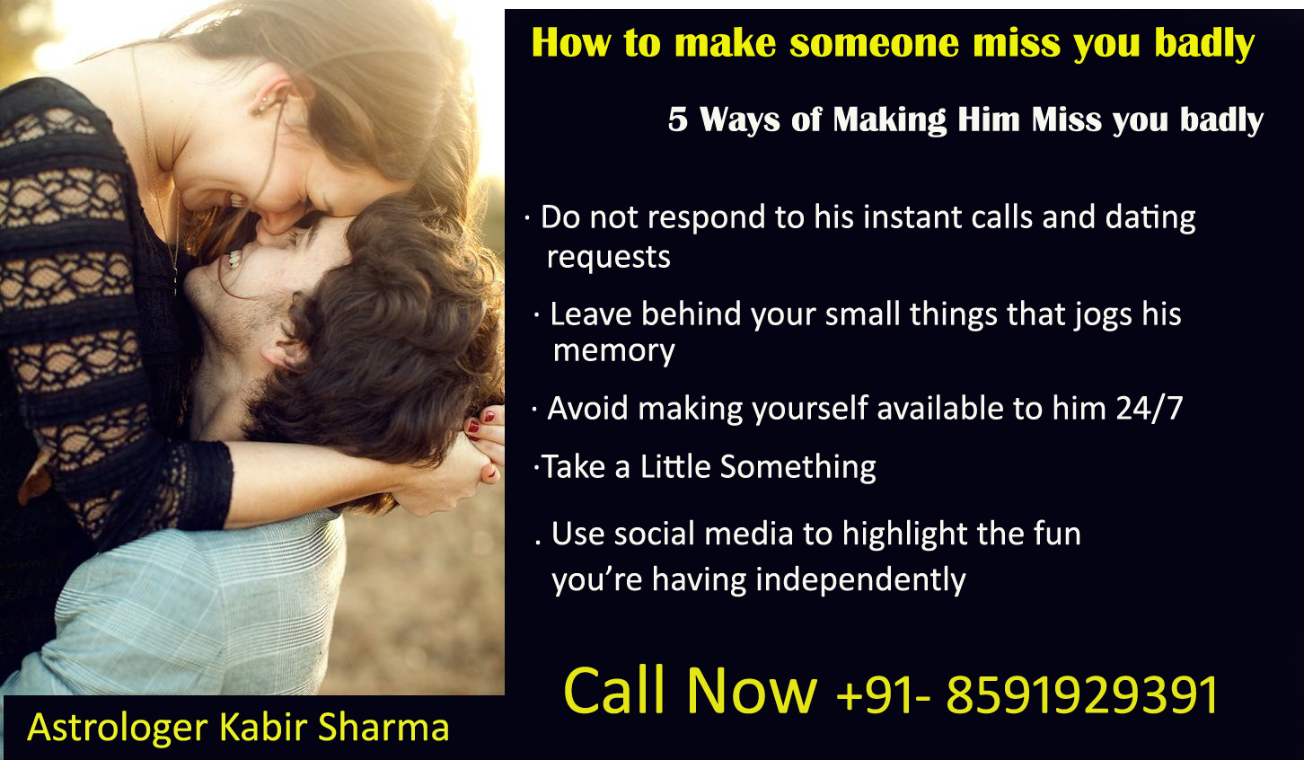 How to Make Someone Miss You photo How to Make Someone Miss You foto