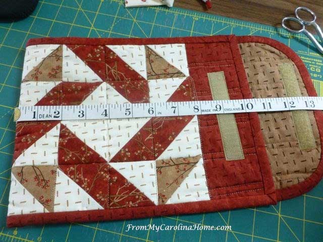 Learn how to make a quilted tablet cover. Tutorial by From My Carolina Home.