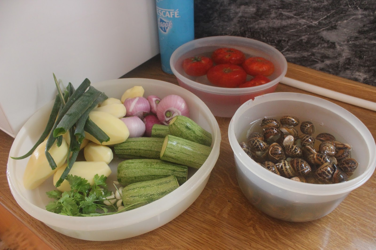 Culinary Travels Snails in Tomato Sauce with Potatoes and