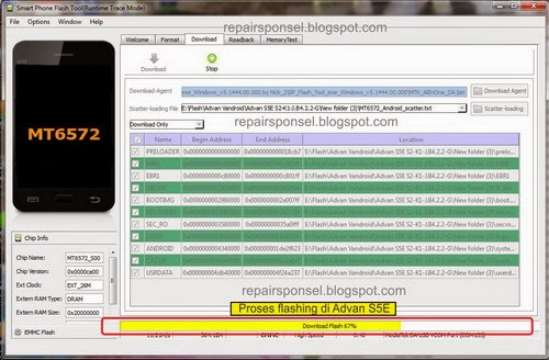 Berbagi Elmu Flashing Advan S5e