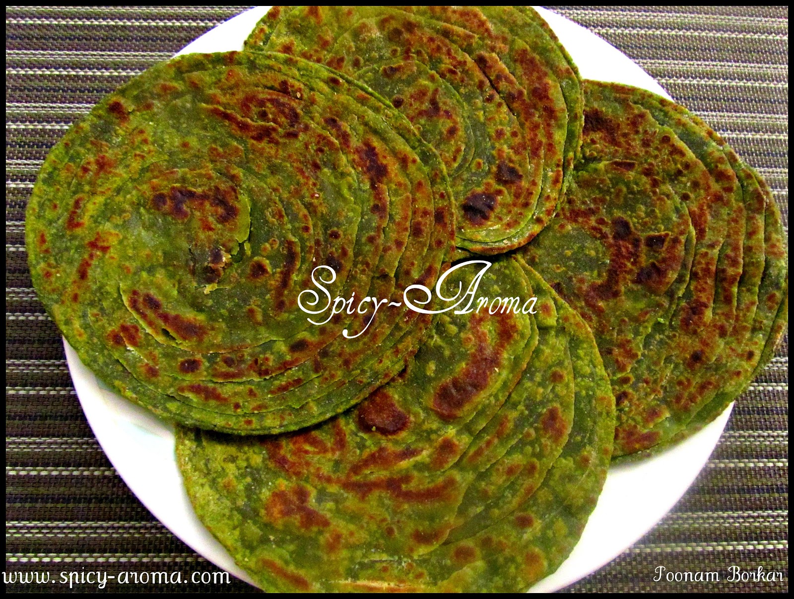 Image result for palak lachcha paratha