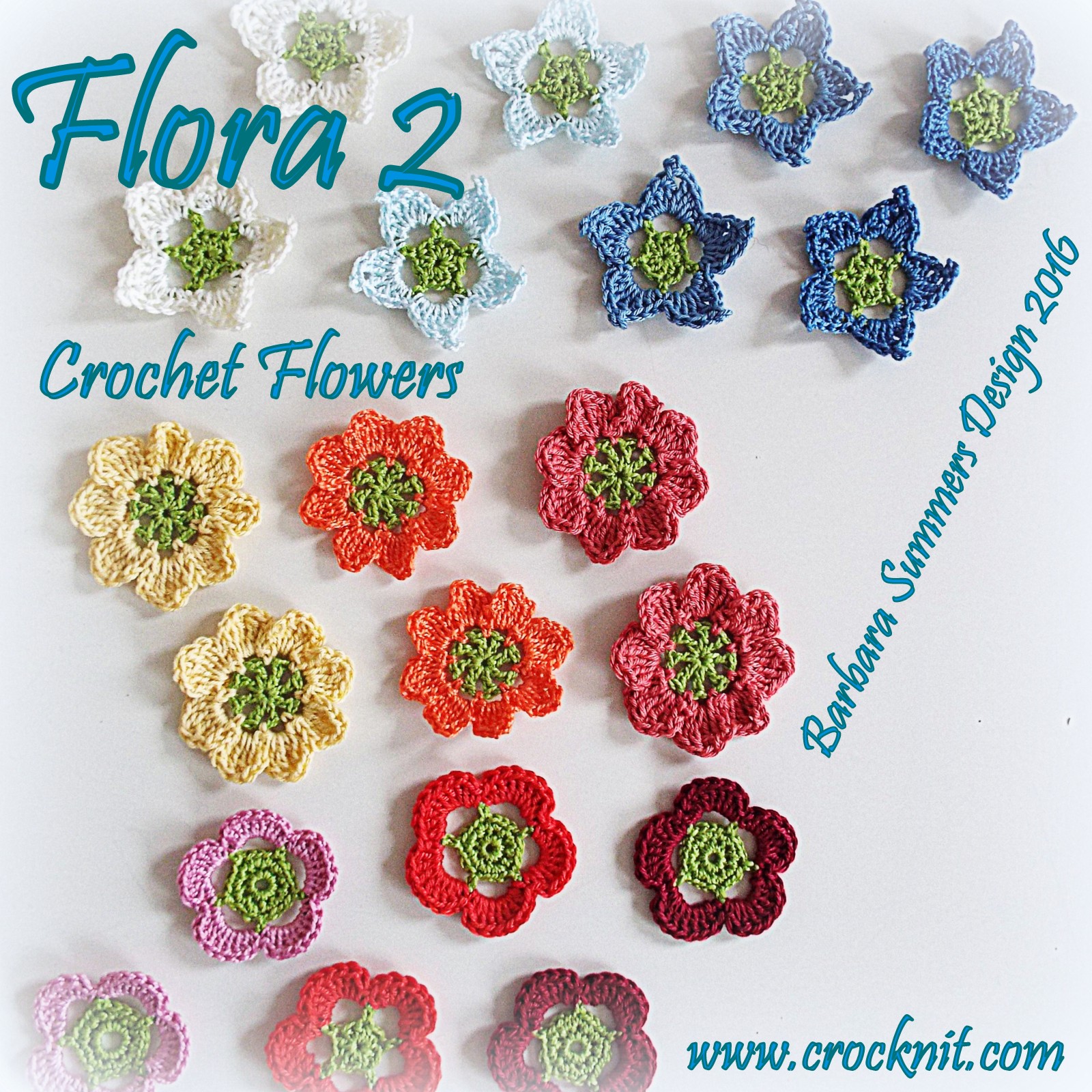 MICROCKNIT CREATIONS FLOWER POWER Crochet