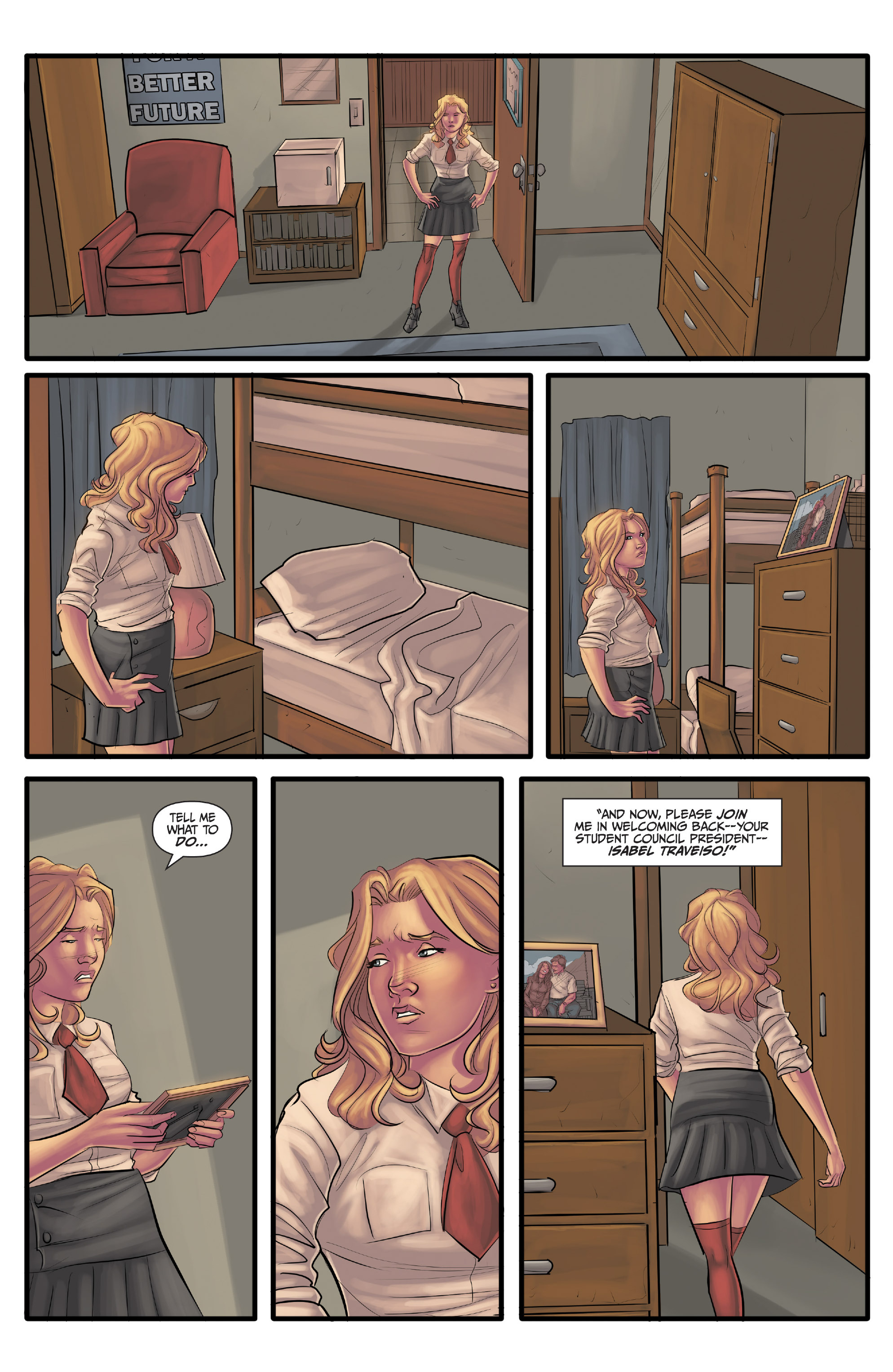 Read online Morning Glories comic -  Issue #42 - 24