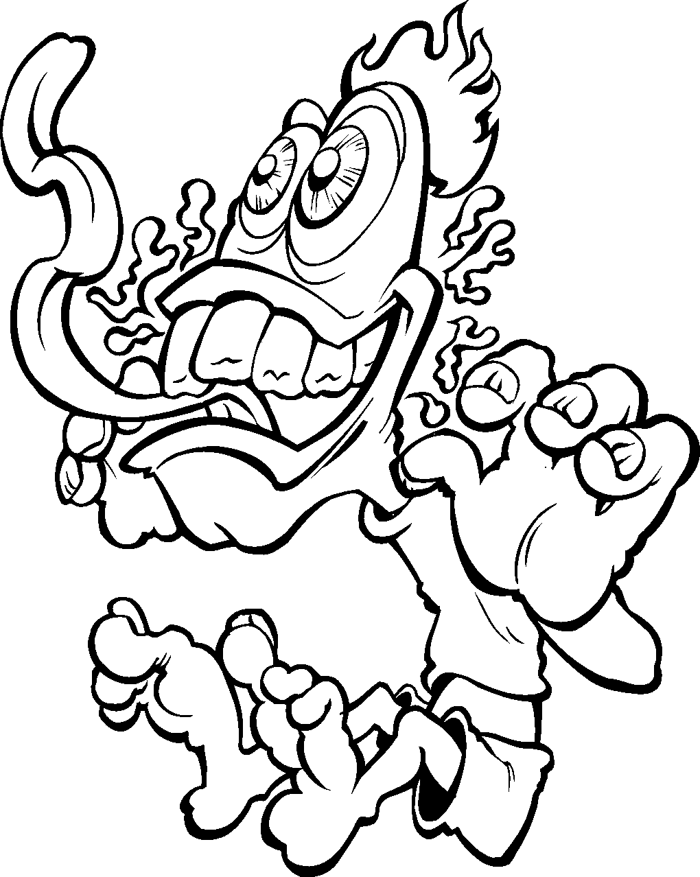 monster inc coloring pages