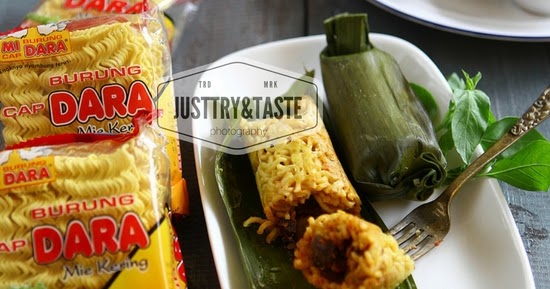 Resep Arem Arem Mi Isi Sambal Goreng Hati Ampela Feat Mi Burung Dara Just Try Taste