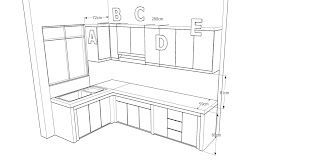 Hang Cabinet Kitchen Set