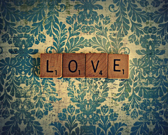 Scrabble Tile Love Photo by J.M. Barclay Photography