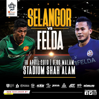 Live Streaming Selangor vs Felda United Piala FA 16.4.2019