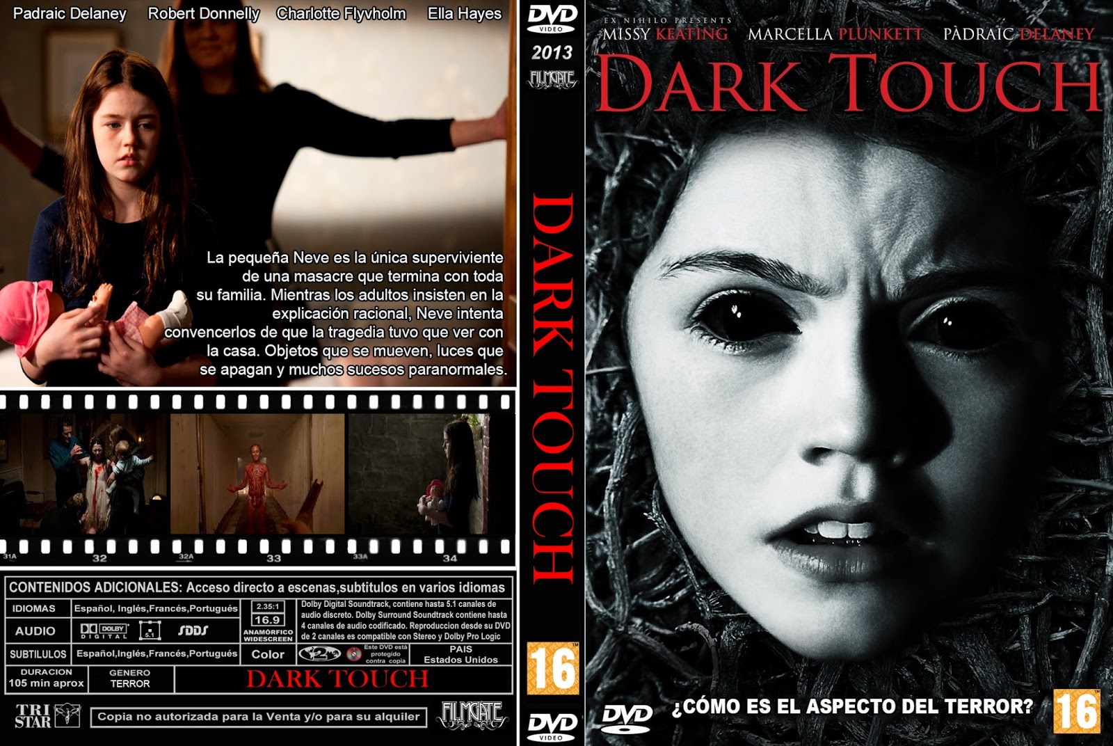 PB DVD Cover / Caratula FREE DARK TOUCH DVD COVER 2013