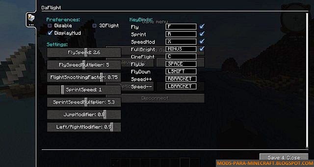 Imagen 2 - DaFlight Mod para Minecraft 1.8/1.8.8