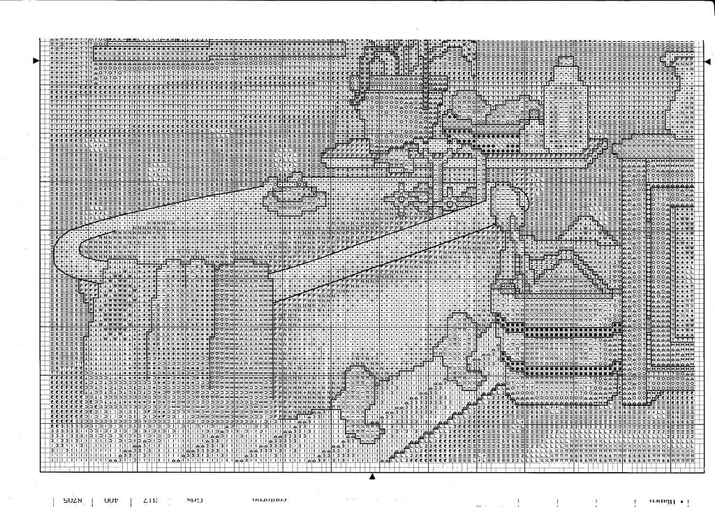 GRAFICOS PUNTO DE CRUZ GRATIS : BAÑOS(20)