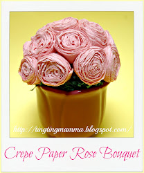 Crepe Paper Rose Bouquet