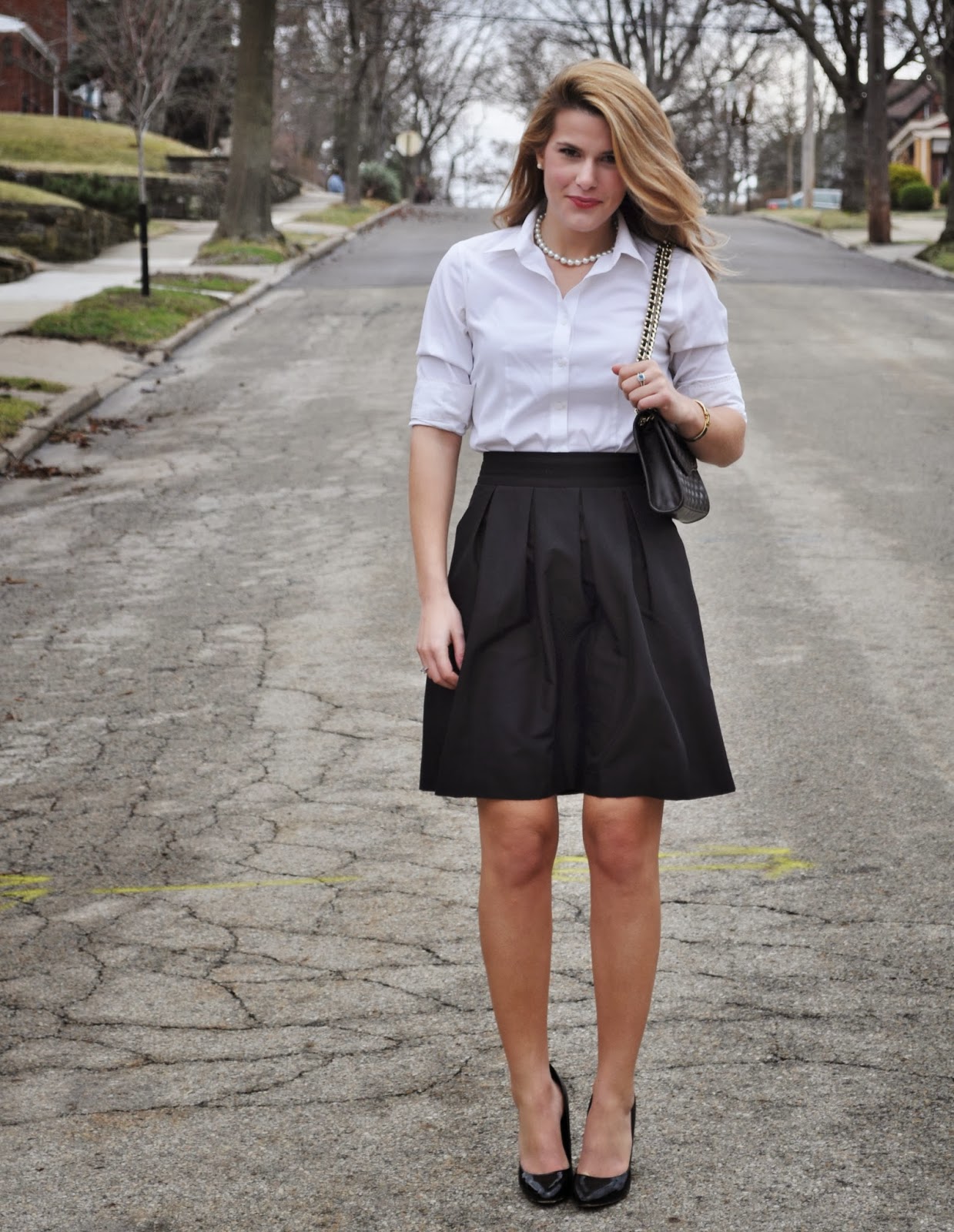 Summer Wind: Black + White a la Carolina Herrera