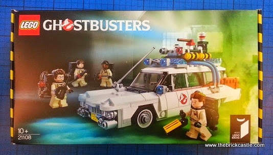 The LEGO Ghostbusters Ecto-1 Car and Minifigures set 21108 Box