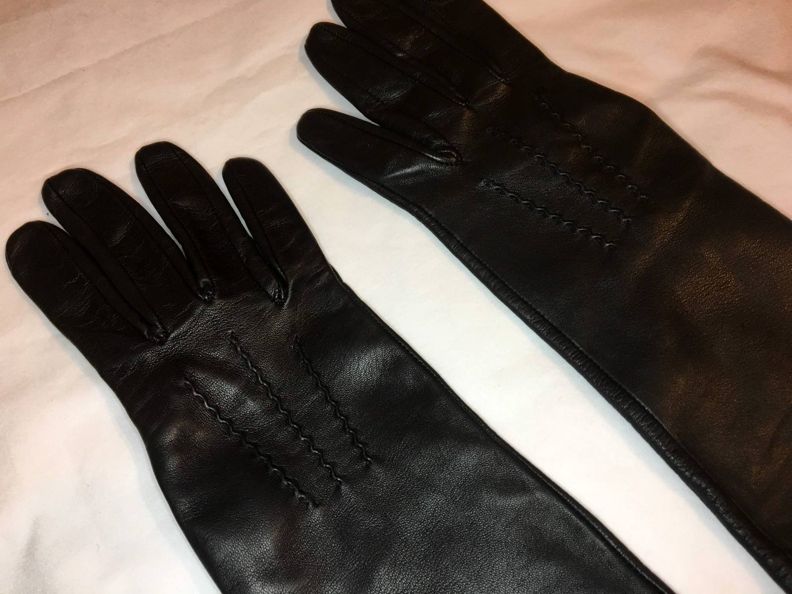 eBay Leather An impressive sale on an unknown brand of long black