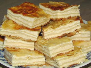 Placinta cu kefir si branza dulce / Kefir and sweet cheese pie
