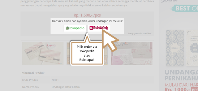 Cara Pemesanan Geeika Tempat Referensi Kebutuhan Pernikahan