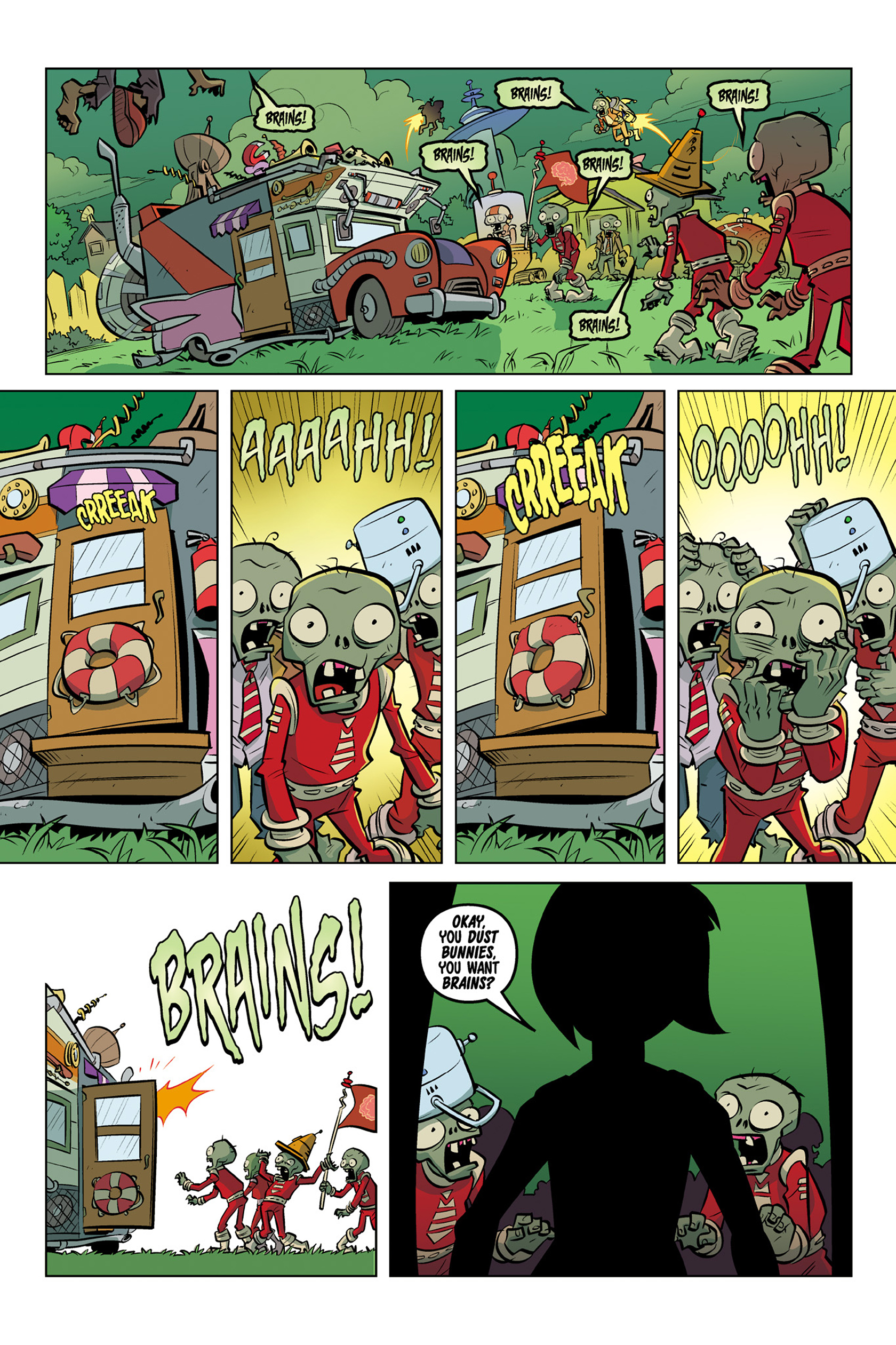 Read online Plants vs. Zombies: Timepocalypse comic -  Issue #4 - 6