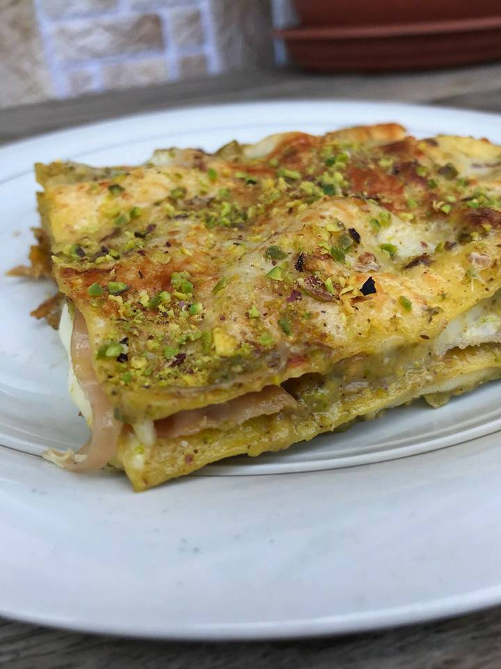 LASAGNE AL PESTO DI PISTACCHIO Rossana La Vecchia