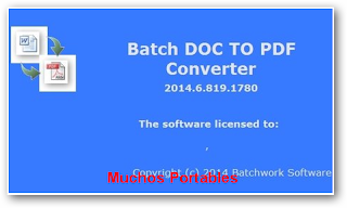 Batchwork Doc to PDF Converter 2014 Portable