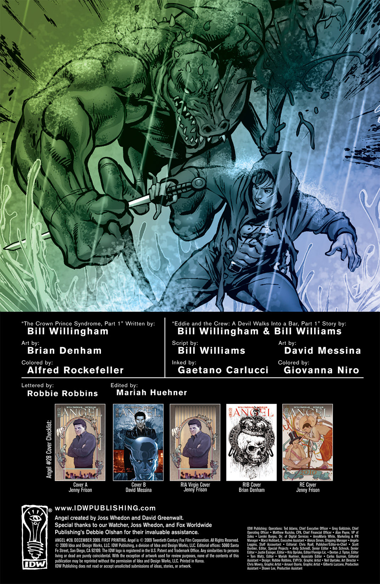 Read online Angel comic -  Issue #28 - 2