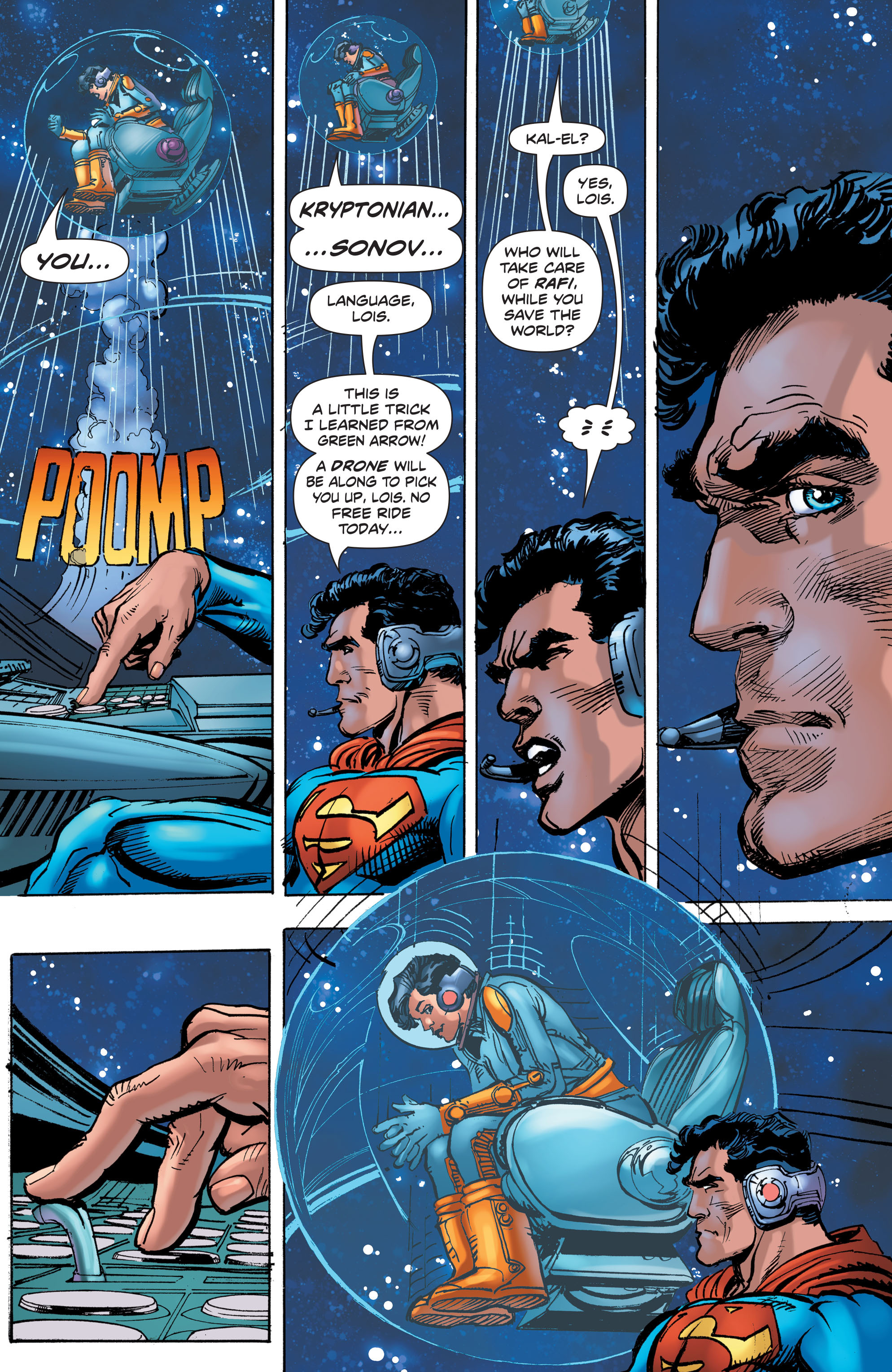 Read online Superman: The Coming of the Supermen comic -  Issue #3 - 10