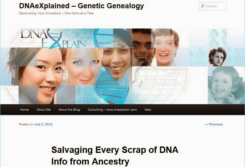 http://dna-explained.com/2014/07/02/salvaging-every-scrap-of-dna-info-from-ancestry/