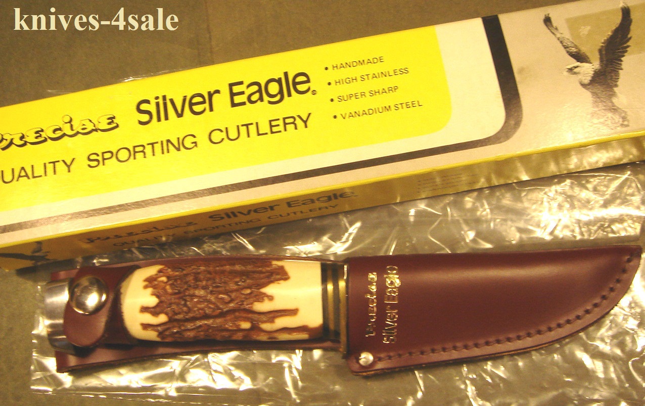 knives4sale Precise Silver Eagle Vintage Hunting Knife