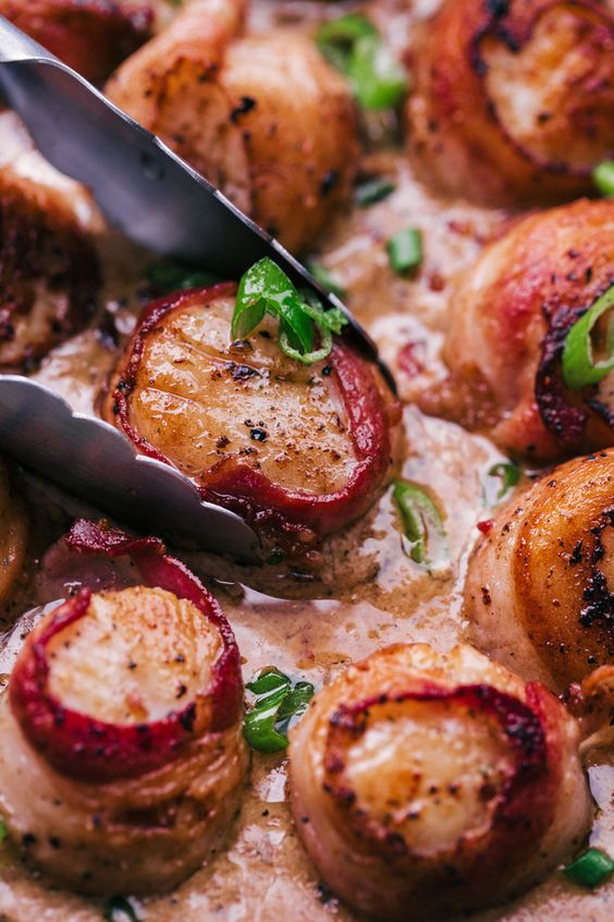 Bacon Wrapped Scallops Vegan Recipes Beginner