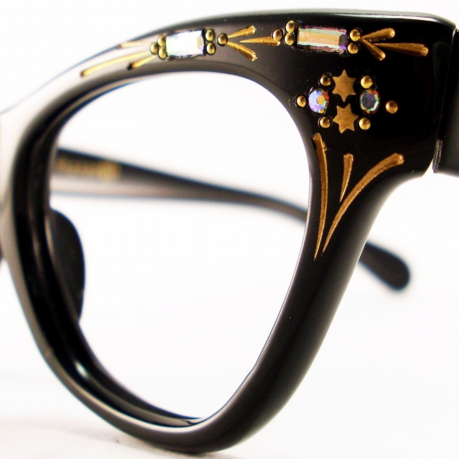 Vintage Eyeglasses Frames Eyewear Sunglasses 50s Cat Eye