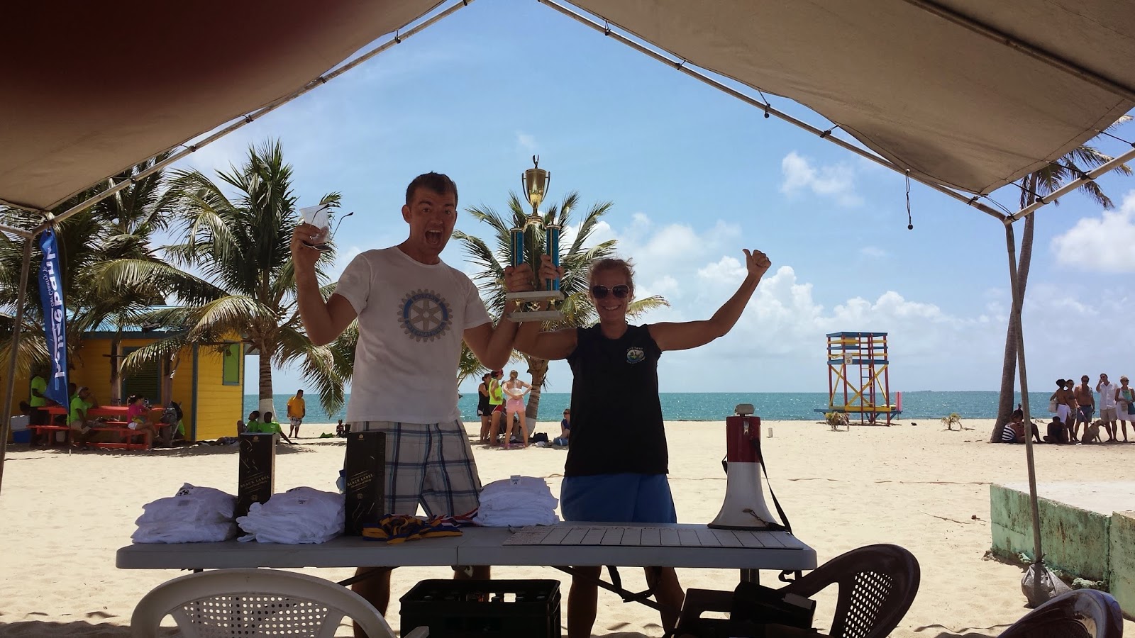 Things to bring when coming to Belize 6 Remaxvipbelize: Winning Trophy and fun with Sue